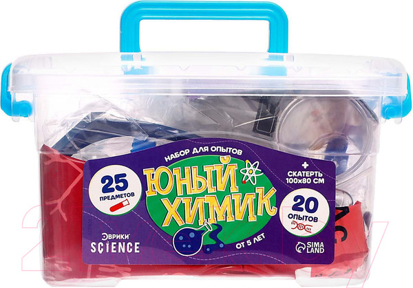 Изображение товара Набор для опытов Эврики Юный химик / 9209910
