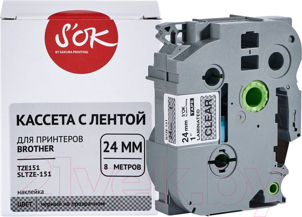 Изображение товара Картридж-лента S'OK SLTZE151