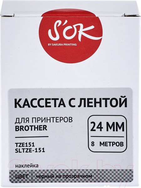 Изображение товара Картридж-лента S'OK SLTZE151