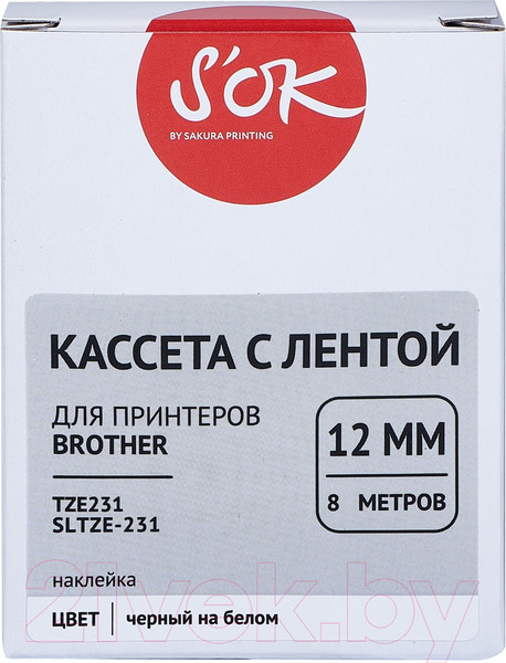 Изображение товара Картридж-лента S'OK SLTZE231
