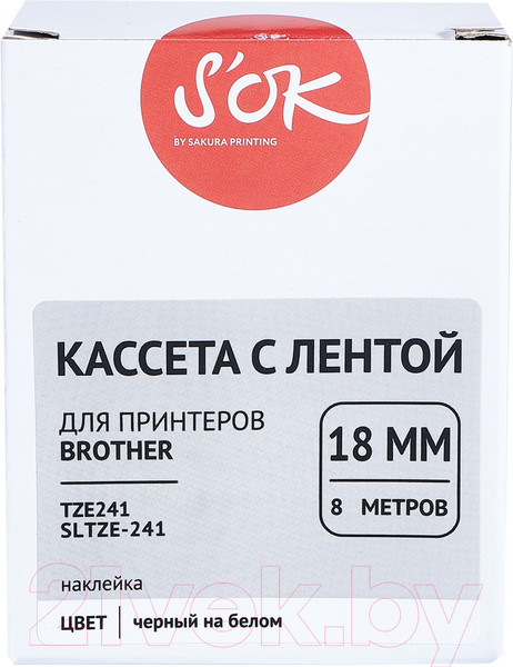 Изображение товара Картридж-лента S'OK SLTZE241