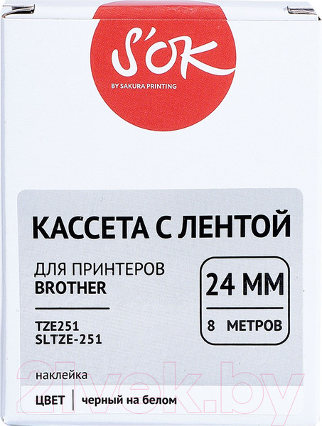 Изображение товара Картридж-лента S'OK SLTZE251