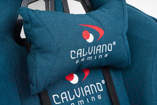 Изображение товара Кресло геймерское Calviano Avanti Ultimato с подножкой (Light Blue Fabric)