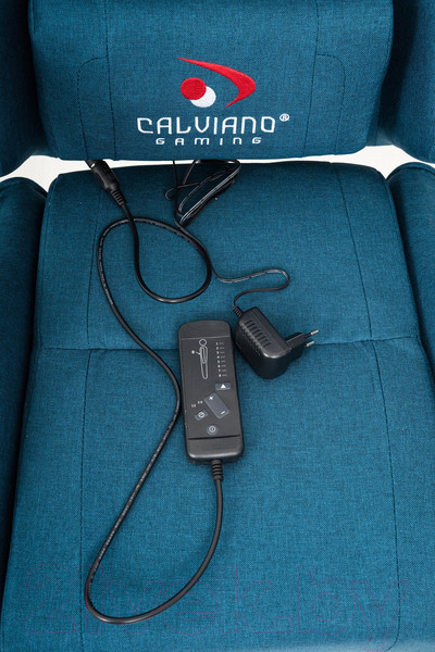 Изображение товара Кресло геймерское Calviano Avanti Ultimato с подножкой (Light Blue Fabric)