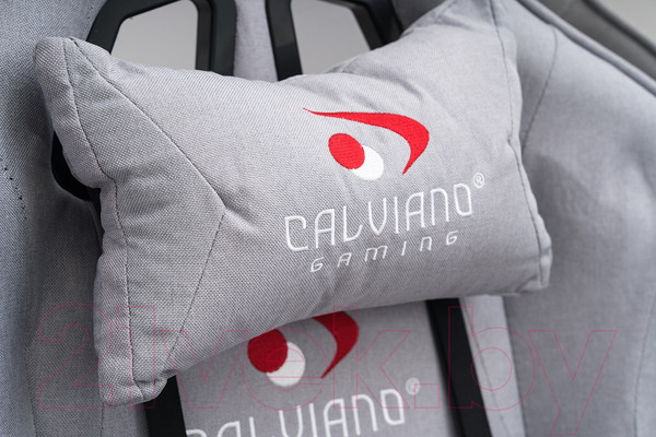 Изображение товара Кресло геймерское Calviano Avanti Ultimato с подножкой (Grey Fabric)