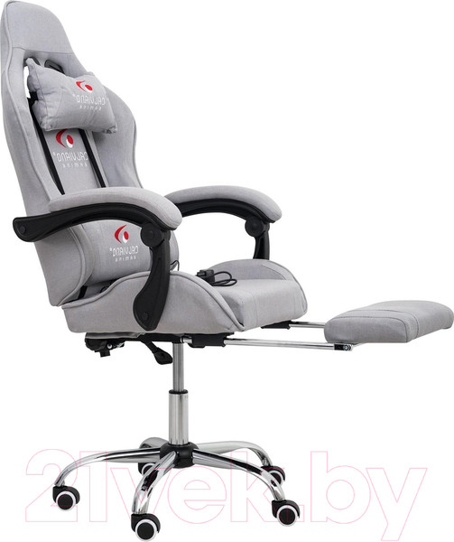 Изображение товара Кресло геймерское Calviano Avanti Ultimato с подножкой (Grey Fabric)