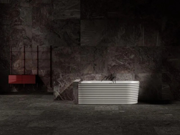 Изображение товара Ванна из искусственного камня Abber Stein AS9651 L (белый матовый)