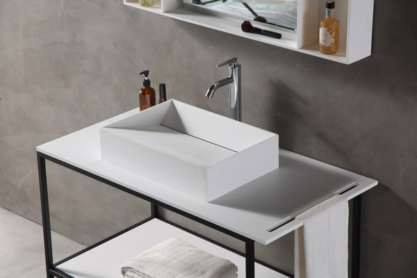 Изображение товара Консоль для ванной Abber Stein AS2631 (белый матовый)