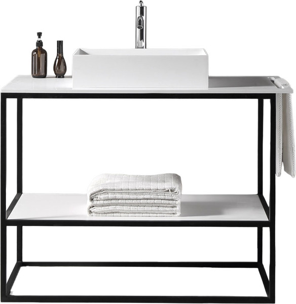 Изображение товара Консоль для ванной Abber Stein AS2631 (белый матовый)