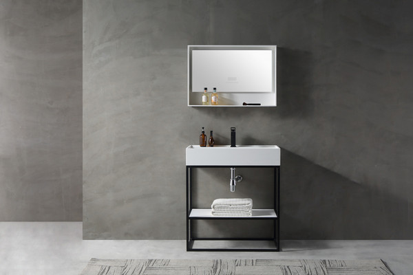 Изображение товара Консоль для ванной Abber Stein AS2630 (белый матовый)