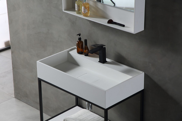 Изображение товара Консоль для ванной Abber Stein AS2630 (белый матовый)