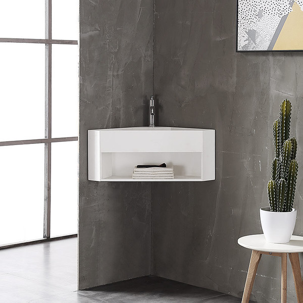 Изображение товара Тумба с умывальником Abber Stein AS2653 (белый матовый)