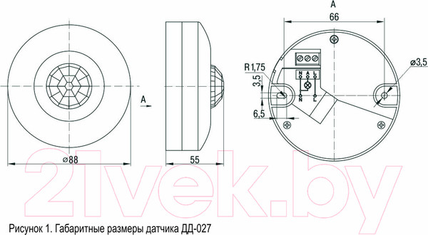Изображение товара Датчик движения IEK LDD11-027-1200-001