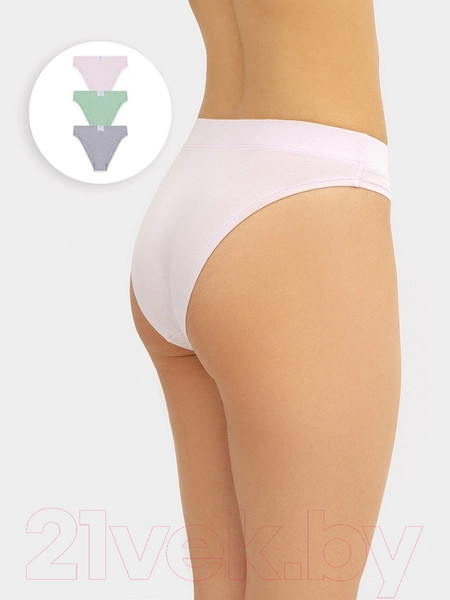 Изображение товара Комплект женских трусов Mark Formelle 412542-3 (р.106, лаванда)