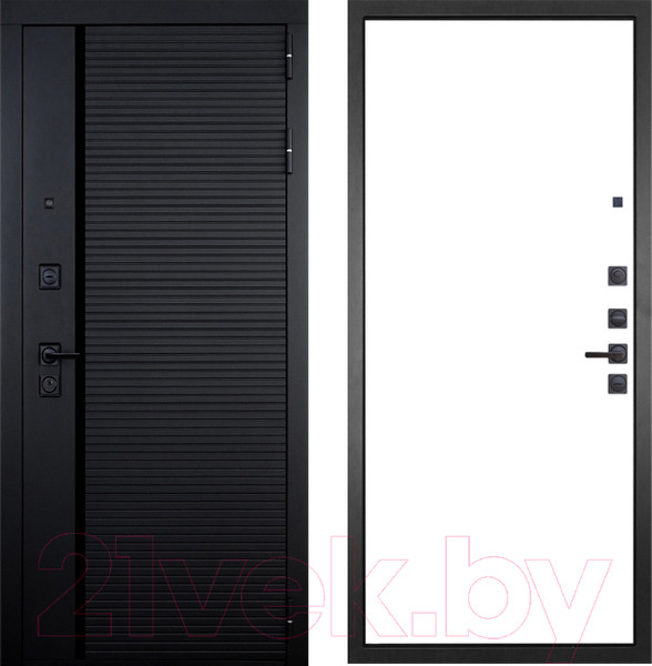 Изображение товара Входная дверь ГРАНИТ Пиано 3 (86x205, правая)