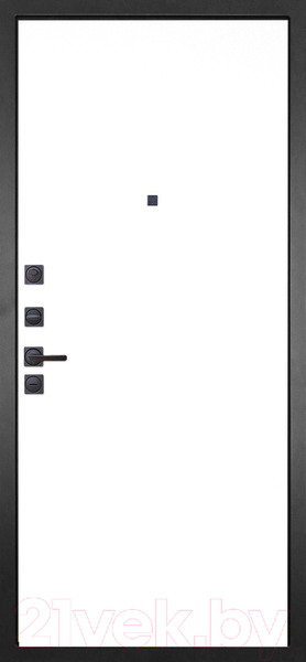 Изображение товара Входная дверь ГРАНИТ Пиано 49 Под покраску (96x207, левая)