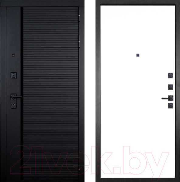 Изображение товара Входная дверь ГРАНИТ Пиано 49 Под покраску (96x207, правая)