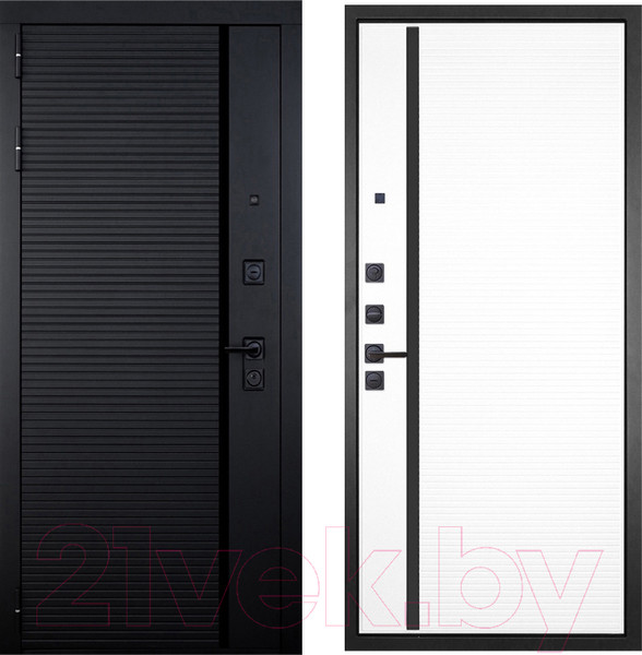 Изображение товара Входная дверь ГРАНИТ Пиано 53 (86x205, левая)