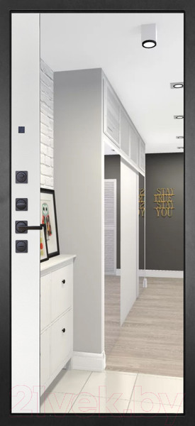 Изображение товара Входная дверь ГРАНИТ Пиано 75 (96x207, левая)