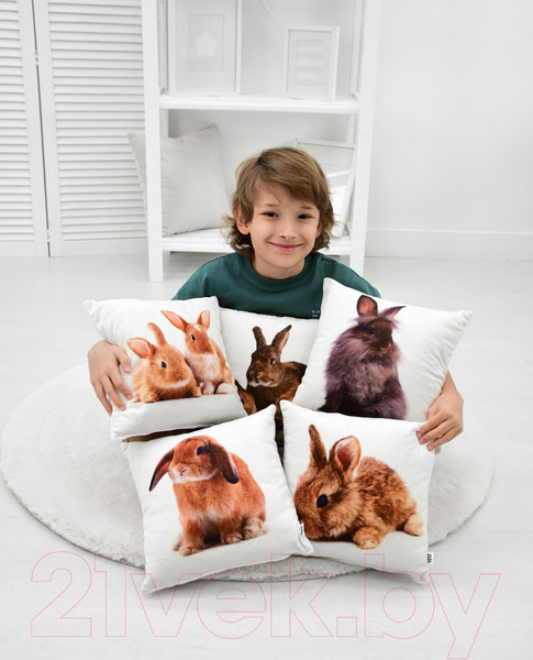 Изображение товара Подушка декоративная Mega Toys Ангорский кролик / МТ01024
