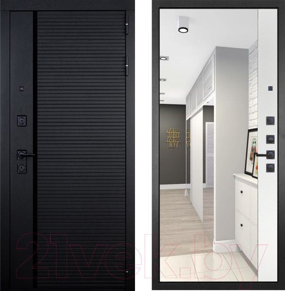 Изображение товара Входная дверь ГРАНИТ Пиано 75 (86x205, правая)