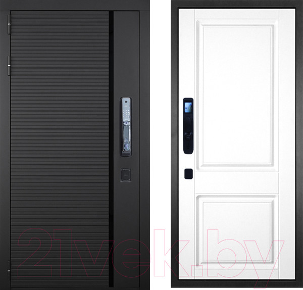 Изображение товара Входная дверь ГРАНИТ Пиано Смарт 35 (86x205, левая)