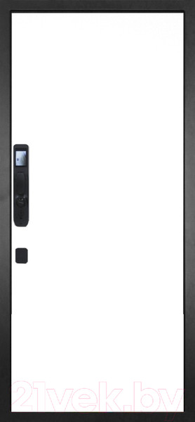 Изображение товара Входная дверь ГРАНИТ Пиано Смарт 49 Под покраску (86x205, левая)