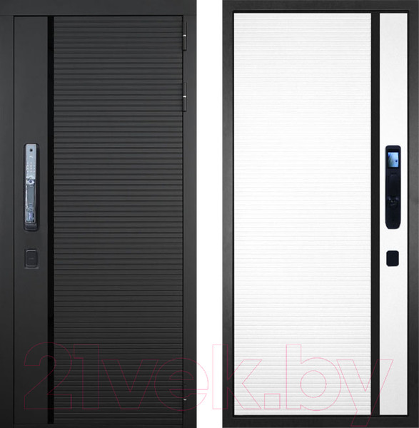 Изображение товара Входная дверь ГРАНИТ Пиано Смарт 53 (86x205, правая)