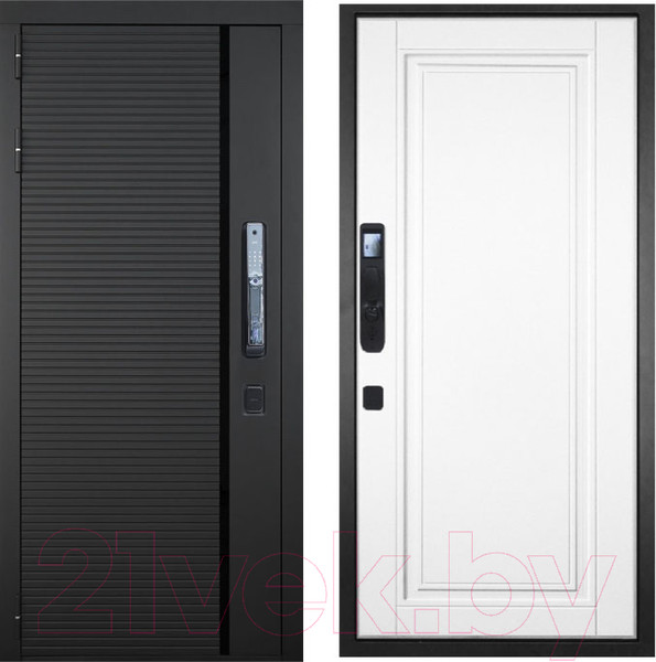 Изображение товара Входная дверь ГРАНИТ Пиано Смарт 56 (86x205, левая)