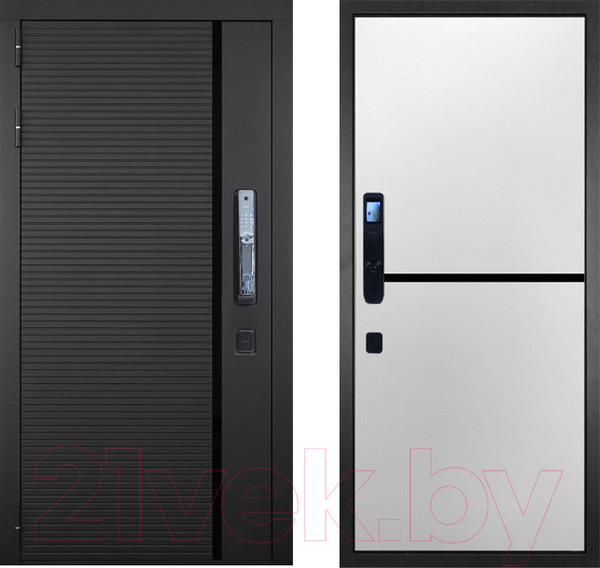 Изображение товара Входная дверь ГРАНИТ Пиано Смарт 73 (86x205, левая)