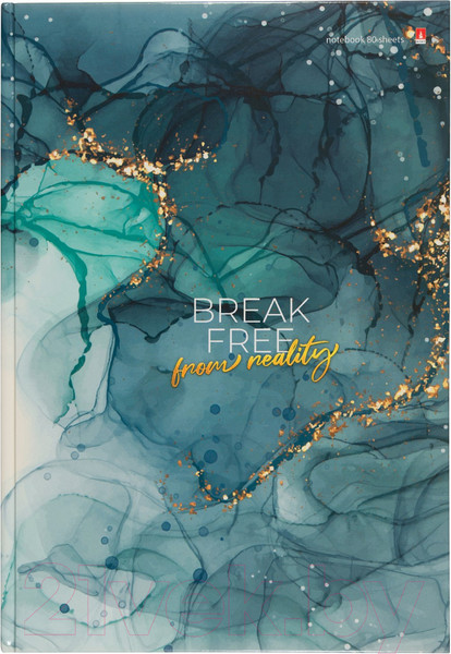 Изображение товара Записная книжка Альт Мрамор / 3-80-060/17 (80л)