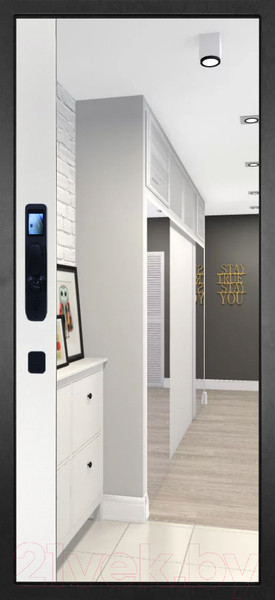 Изображение товара Входная дверь ГРАНИТ Пиано Смарт 75 (86x205, левая)