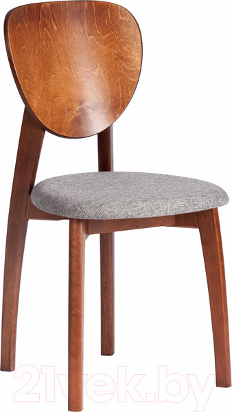 Изображение товара Стул Tetchair Diamante мягкое сиденье (коричневый/серый)