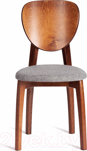 Изображение товара Стул Tetchair Diamante мягкое сиденье (коричневый/серый)