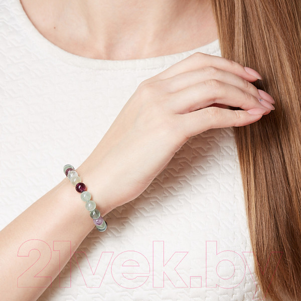 Изображение товара Браслет Wolves Элитный Флюорит 40709 (р.18)