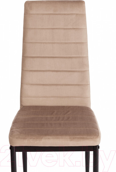 Изображение товара Стул Tetchair Easy Chair металл/вельвет 49x41x98 (бежевый/черный)