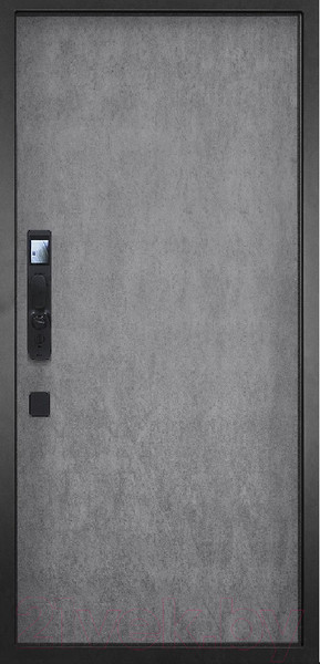 Изображение товара Входная дверь ГРАНИТ Пиано Смарт 77-1 бетон невский (96x207, левая)