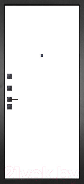 Изображение товара Входная дверь ГРАНИТ Шторм 49 Под покраску (86x205, левая)