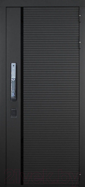 Изображение товара Входная дверь ГРАНИТ Пиано Смарт 77-1 бетон невский (86x205, правая)