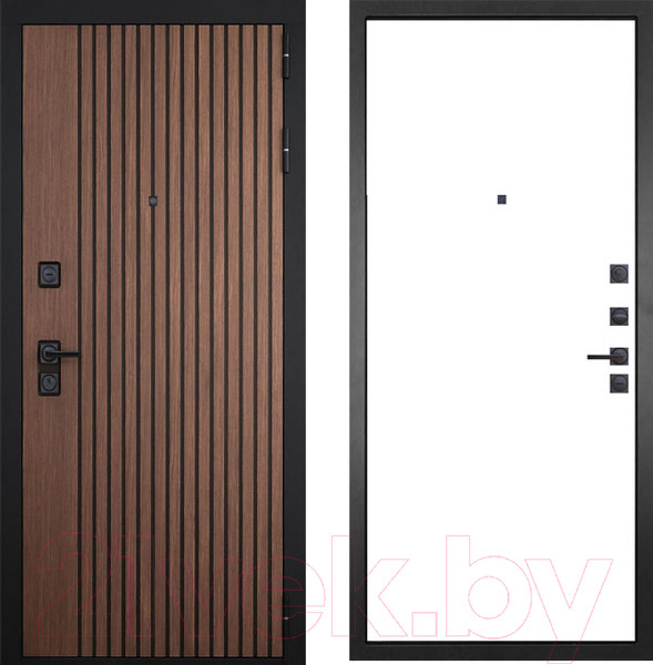 Изображение товара Входная дверь ГРАНИТ Шторм 49 Под покраску (96x207, правая)