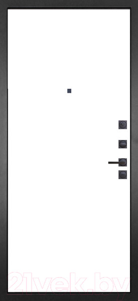 Изображение товара Входная дверь ГРАНИТ Шторм 49 Под покраску (96x207, правая)
