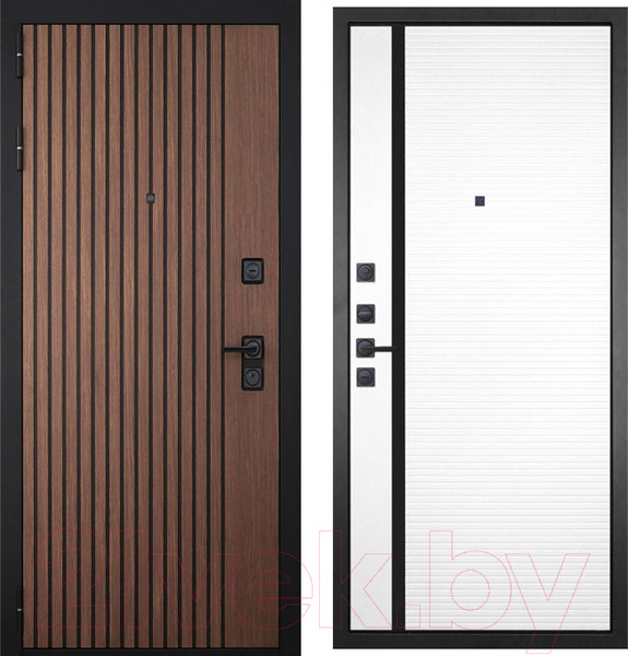 Изображение товара Входная дверь ГРАНИТ Шторм 53 (96x207, левая)