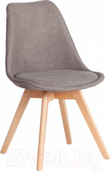 Изображение товара Стул Tetchair Tulip Soft (ткань/дерево, серый)