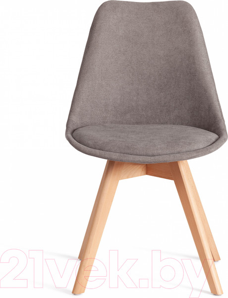 Изображение товара Стул Tetchair Tulip Soft (ткань/дерево, серый)