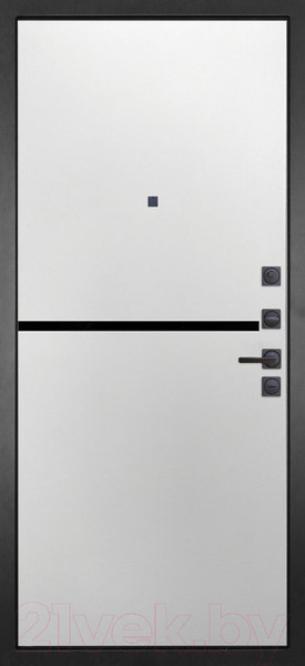 Изображение товара Входная дверь ГРАНИТ Шторм 73 (96x207, правая)