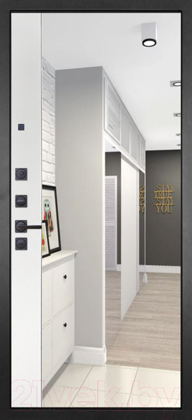 Изображение товара Входная дверь ГРАНИТ Шторм 75 (96x207, левая)