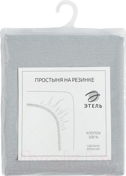 Изображение товара Простыня Этель 9046046 (светло-серый)