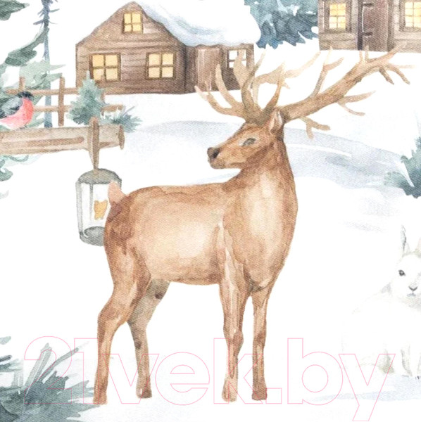 Изображение товара Дорожка на стол Этель Forest Animals / 7346929 (40x147)