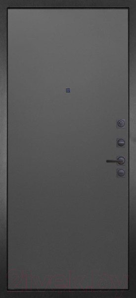 Изображение товара Входная дверь ГРАНИТ Шторм 77 графит нубук (86x205, правая)