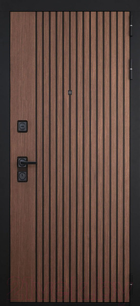 Изображение товара Входная дверь ГРАНИТ Шторм 77 графит нубук (86x205, правая)